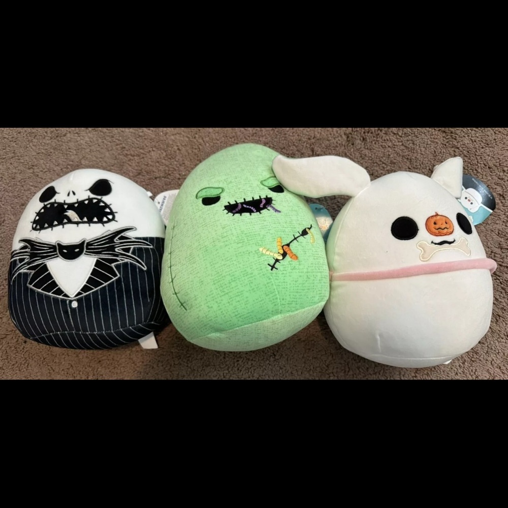 Squishmallow Nightmare before Christmas plushies